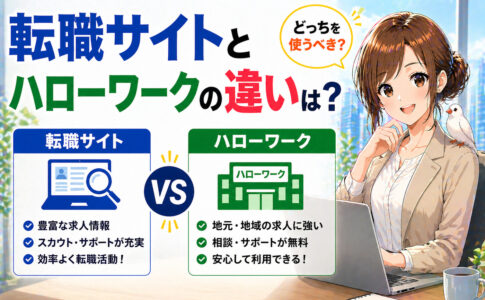 転職サイトとハローワークの違いは？