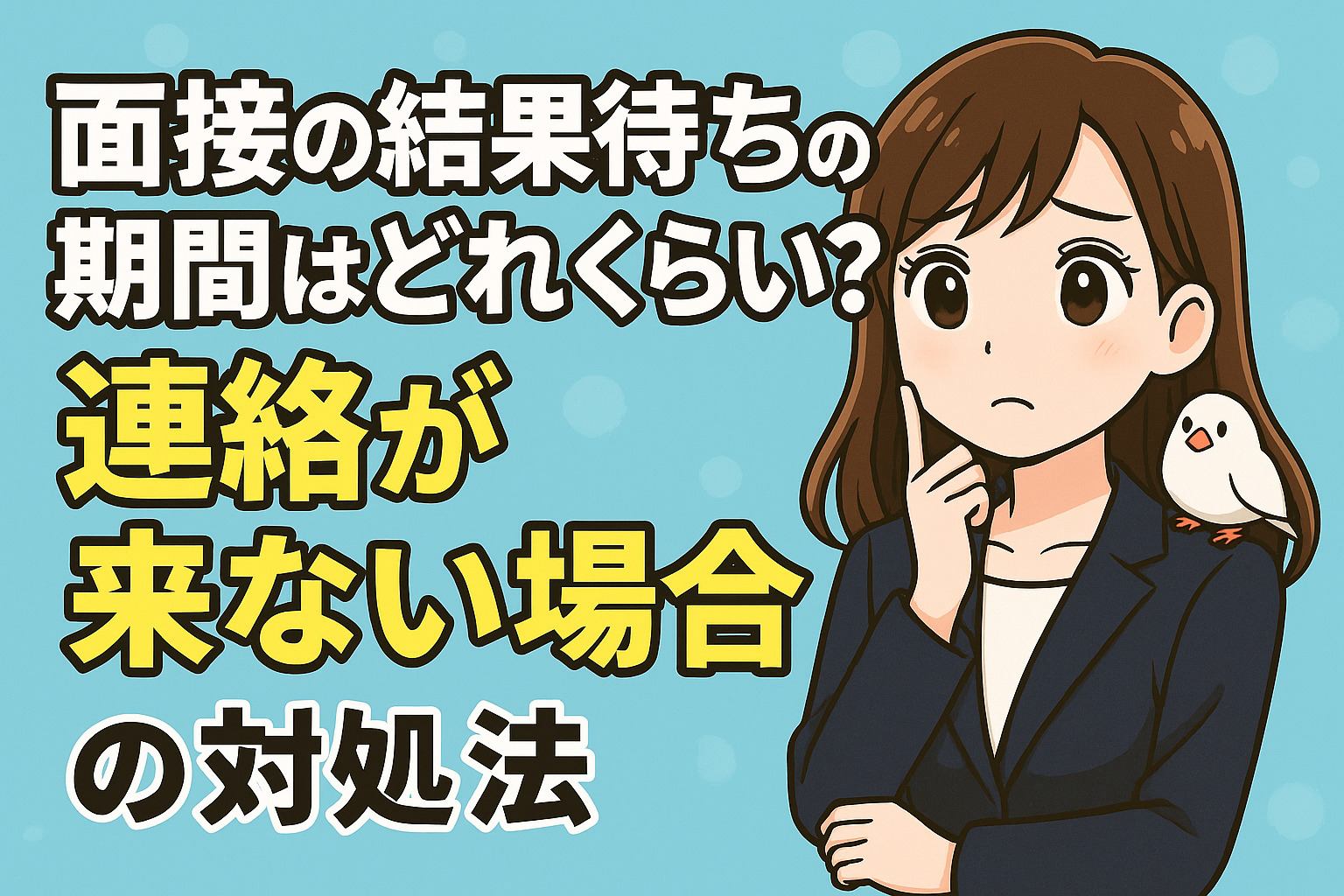 採用面接の結果待ちの期間はどれくらい？連絡が来ない場合の対処法