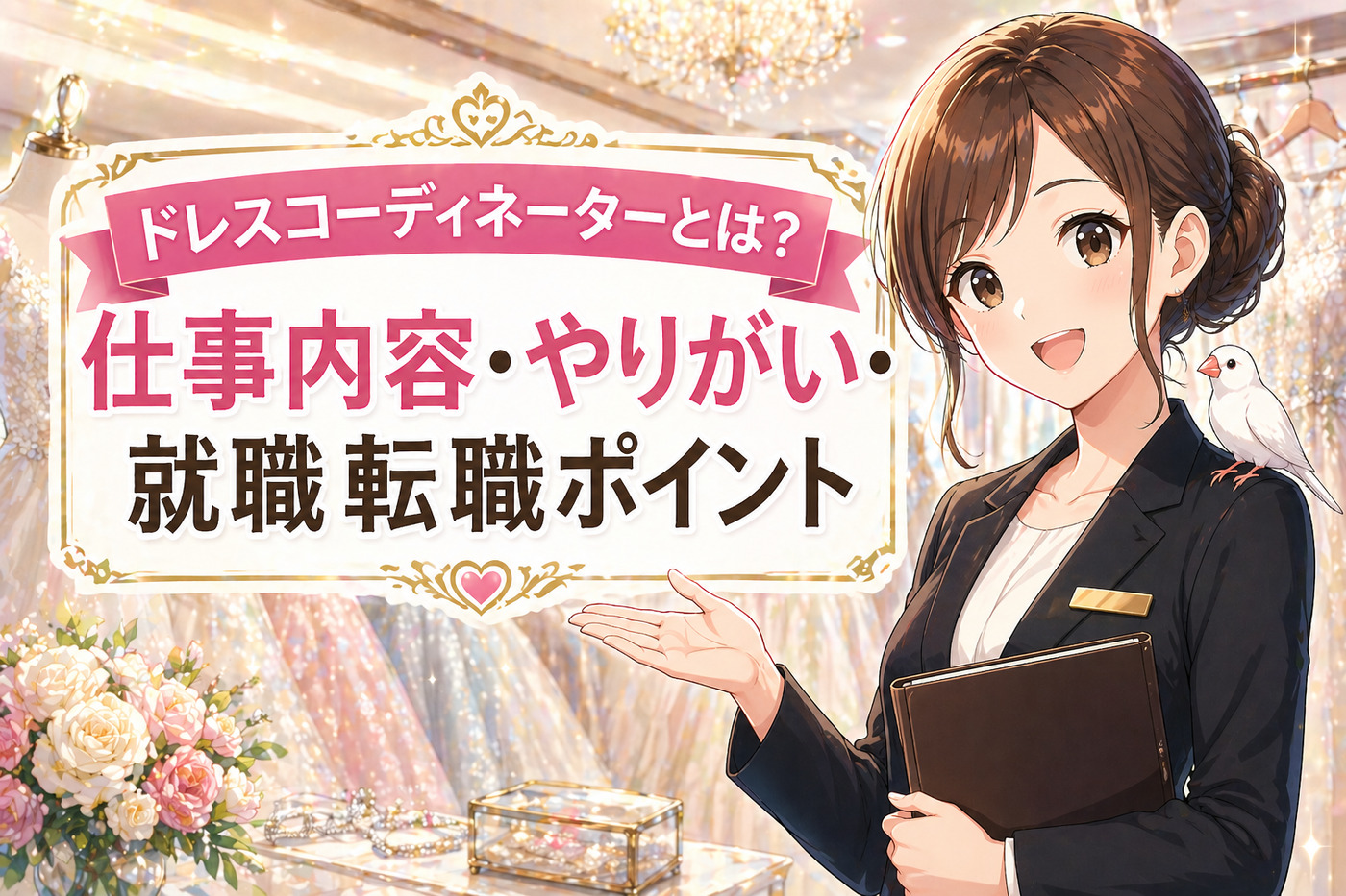 ドレスコーディネーターとは？仕事内容・やりがい・就職転職ポイント