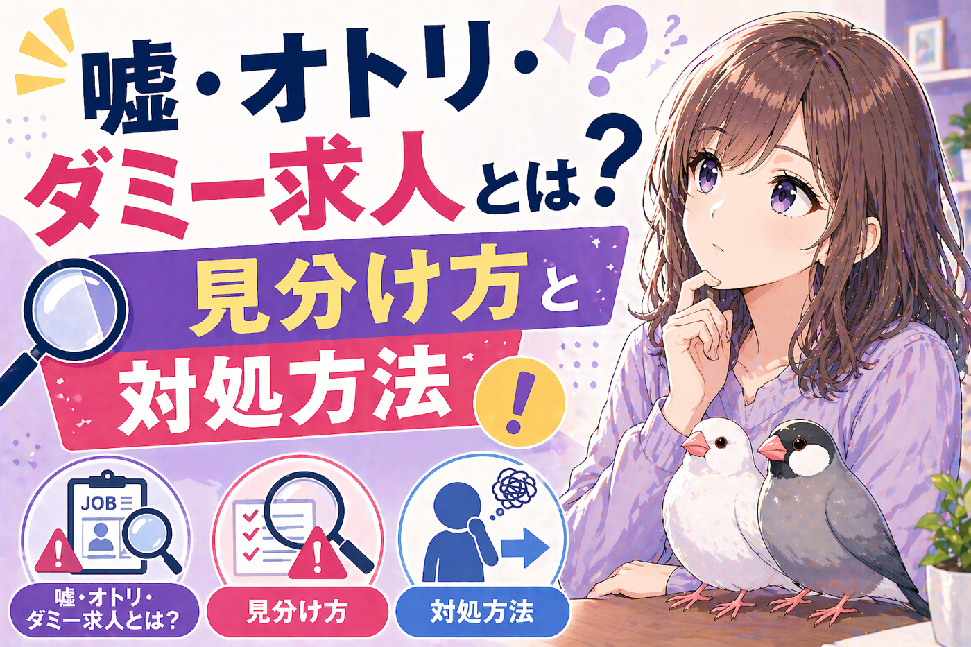 嘘・オトリ・ダミー求人とは？見分け方と対処方法