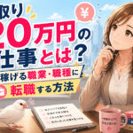手取り２０万円の仕事とは？稼げる職業・職種に転職する方法