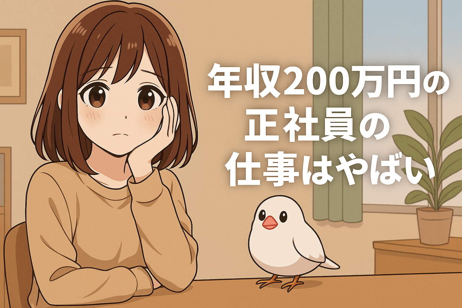 年収200万円の正社員の仕事はやばい？