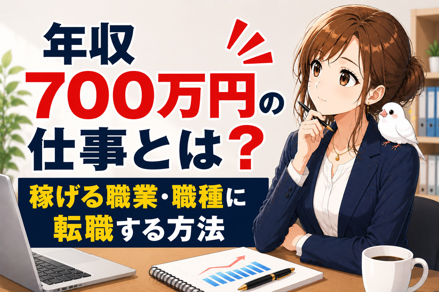 年収700万円の仕事とは?稼げる職業・職種に転職する方法