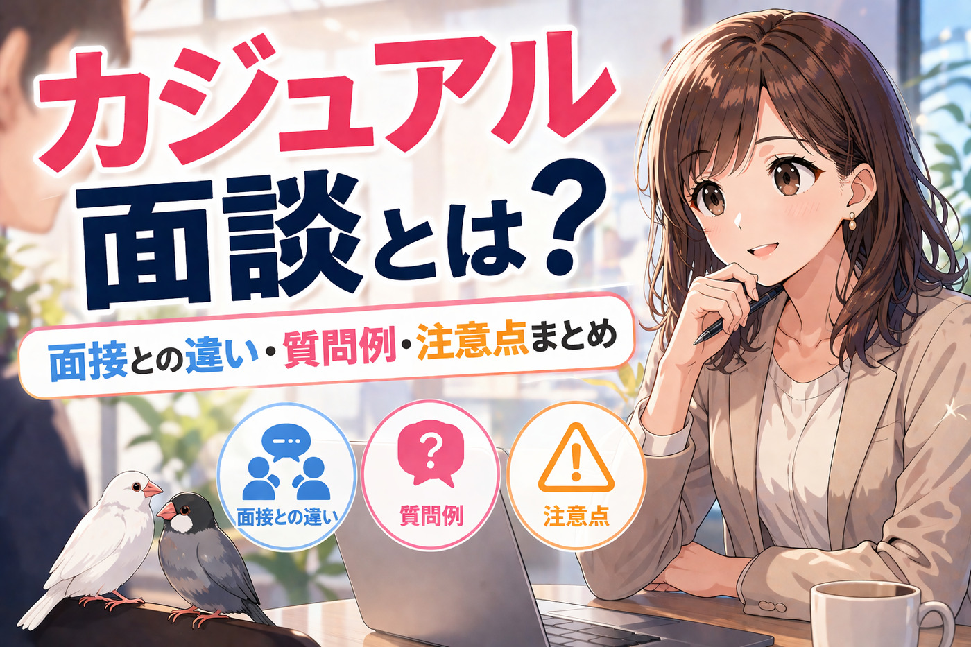 カジュアル面談とは？面接との違い・質問例・注意点まとめ