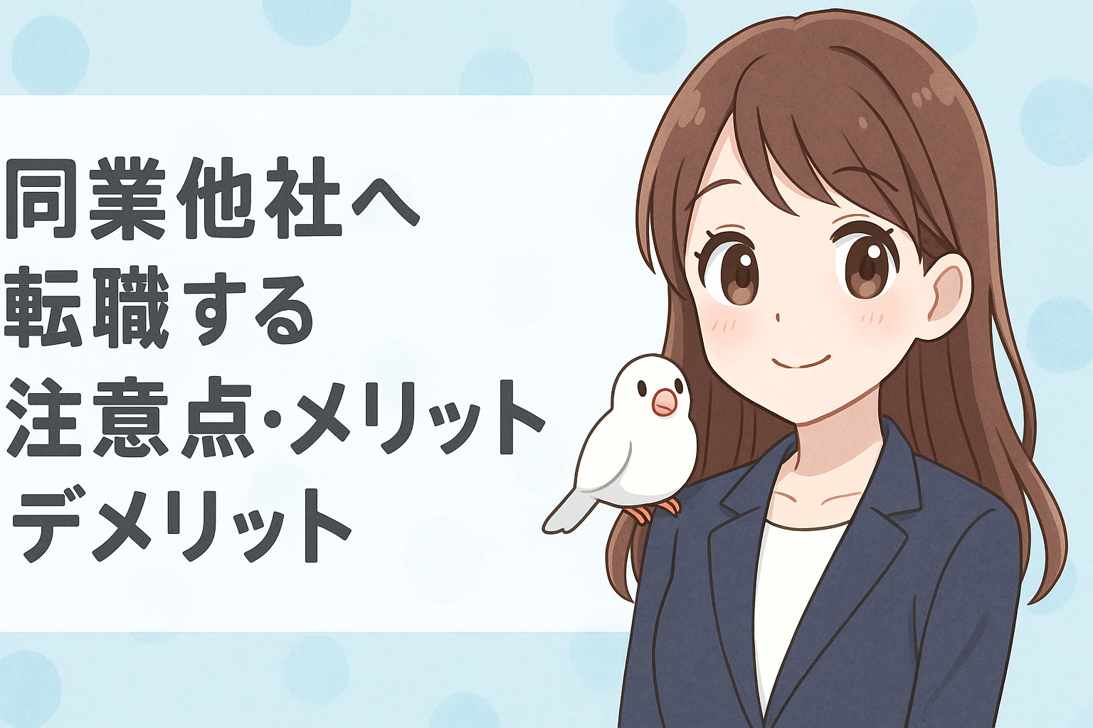 同業他社へ転職する注意点・メリット・デメリット