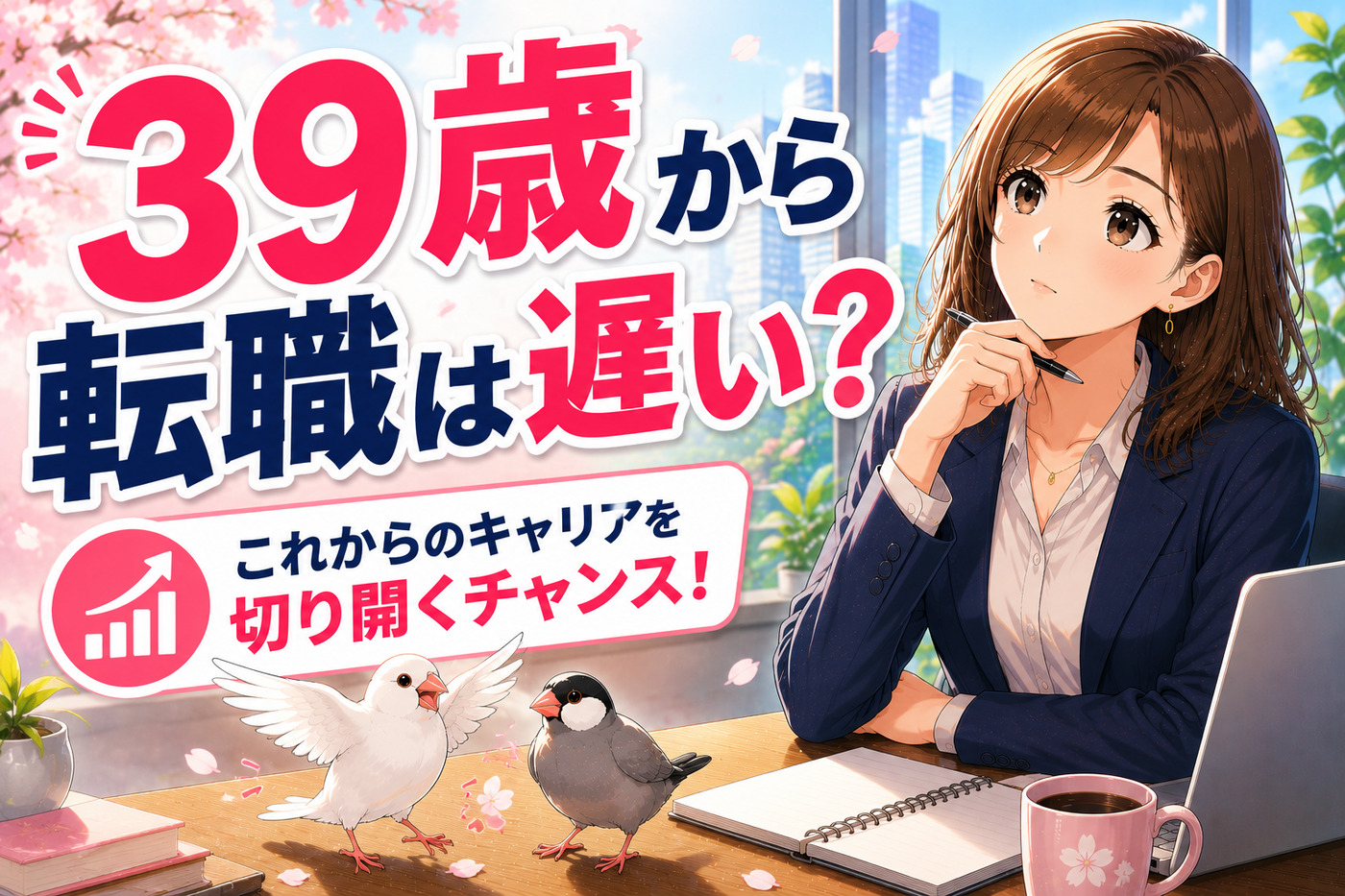 ３９歳で転職は遅い？転職市場の実態や失敗する人の注意点
