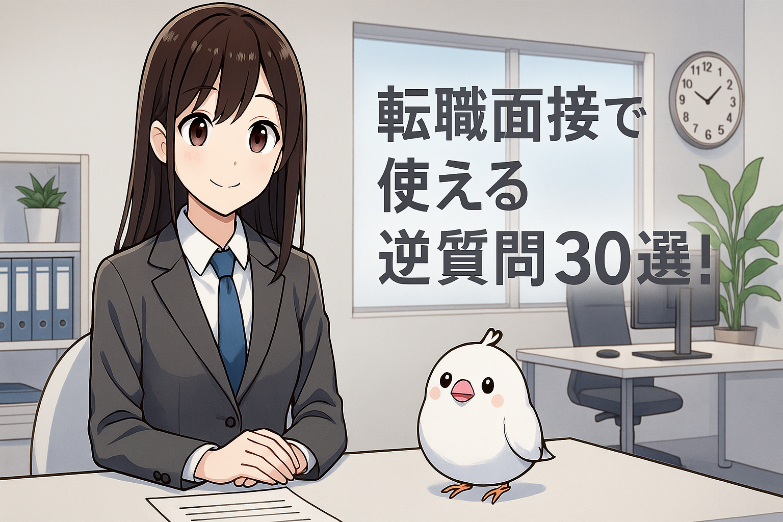転職面接で使える逆質問３０選