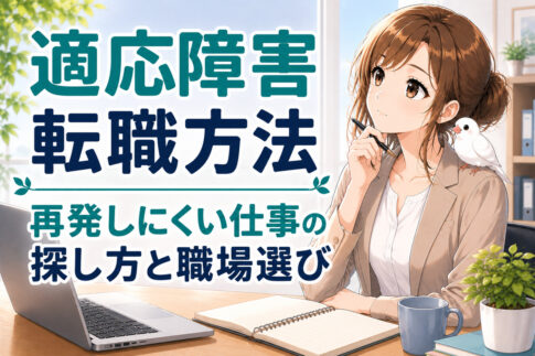 適応障害の転職方法｜再発しにくい仕事の探し方と職場選びを解説