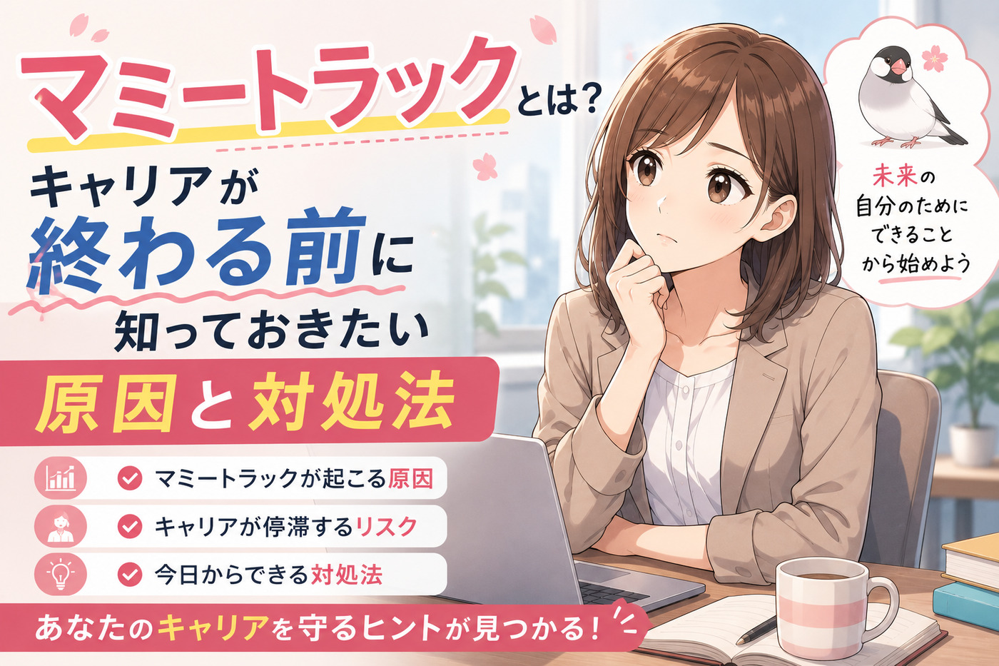 マミートラックとは?キャリアが終わる前に知っておきたい原因と対処法